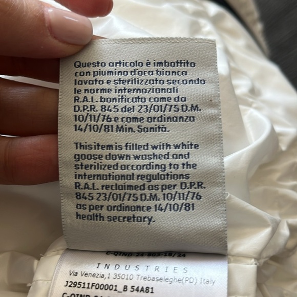 MONCLER Xola padded snowsuit size 18/24 months - Picture 5 of 7